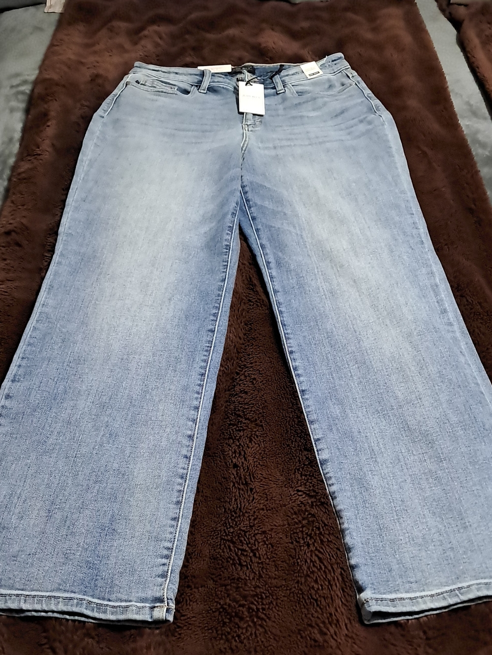 NWT! Judy Blue "Kimberly" Straight Leg High Waist Jeans Size 13/31